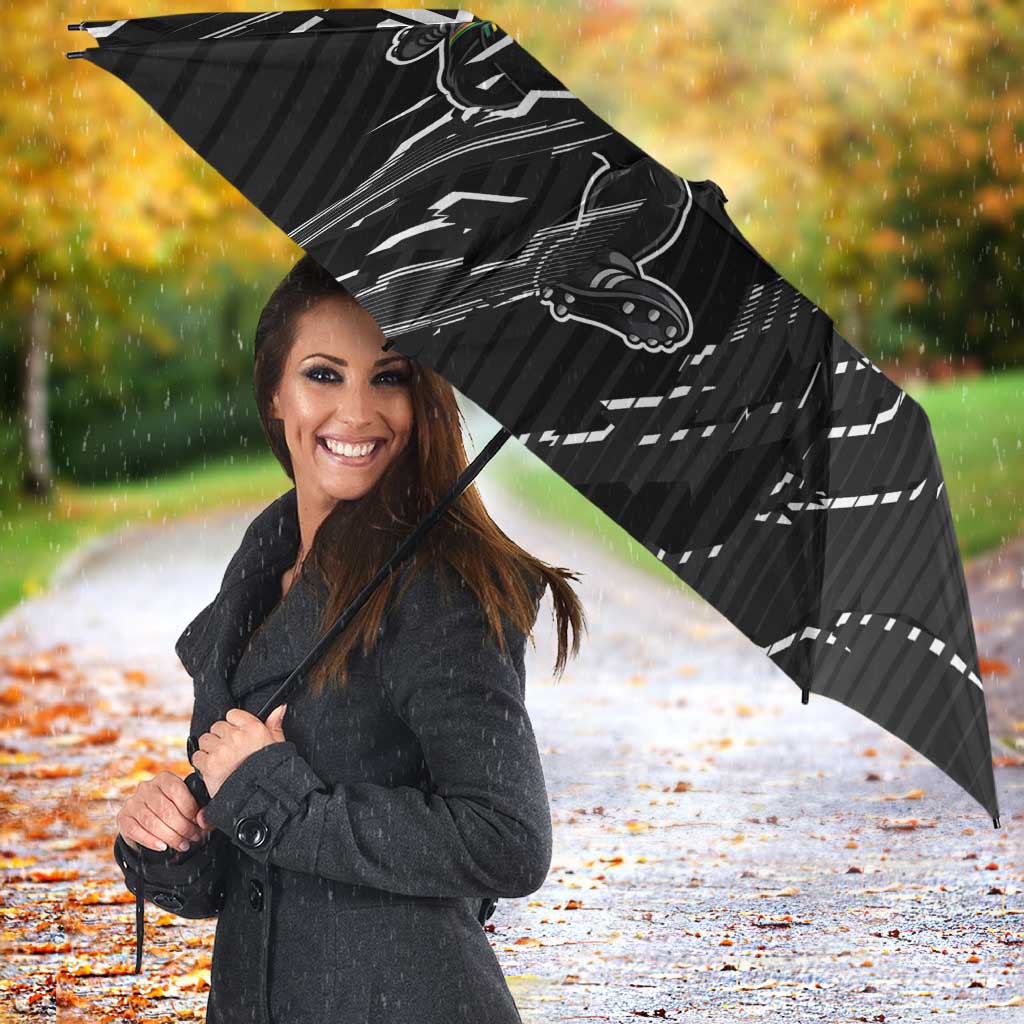 Personalized Penrith Panthers Umbrella Dynamic Lightning Mascot Rugby Australia