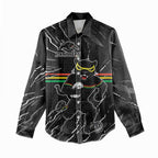 Personalized Penrith Panthers Women Casual Shirt Dynamic Lightning Mascot Rugby Australia