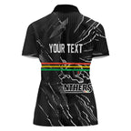 Personalized Penrith Panthers Women Polo Shirt Dynamic Lightning Mascot Rugby Australia
