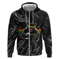 Personalized Penrith Panthers Zip Hoodie Dynamic Lightning Mascot Rugby Australia