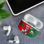 Personalized South Sydney Rabbitohs AirPods Case Dynamic Lightning Mascot Rugby Australia