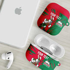 Personalized South Sydney Rabbitohs AirPods Case Dynamic Lightning Mascot Rugby Australia