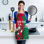 Personalized South Sydney Rabbitohs Apron Dynamic Lightning Mascot Rugby Australia