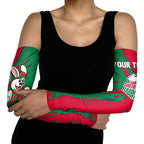 Personalized South Sydney Rabbitohs Arm Sleeves Dynamic Lightning Mascot Rugby Australia