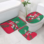 Personalized South Sydney Rabbitohs Bathroom Set Dynamic Lightning Mascot Rugby Australia