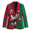 Personalized South Sydney Rabbitohs Blazer Dynamic Lightning Mascot Rugby Australia