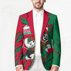 Personalized South Sydney Rabbitohs Blazer Dynamic Lightning Mascot Rugby Australia
