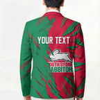 Personalized South Sydney Rabbitohs Blazer Dynamic Lightning Mascot Rugby Australia