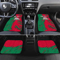 Personalized South Sydney Rabbitohs Car Mats Dynamic Lightning Mascot Rugby Australia