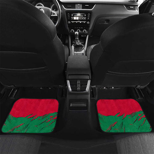 Personalized South Sydney Rabbitohs Car Mats Dynamic Lightning Mascot Rugby Australia