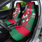 Personalized South Sydney Rabbitohs Car Seat Cover Dynamic Lightning Mascot Rugby Australia
