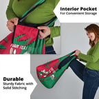 Personalized South Sydney Rabbitohs Grocery Bag Dynamic Lightning Mascot Rugby Australia