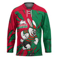 Personalized South Sydney Rabbitohs Hockey Jersey Dynamic Lightning Mascot Rugby Australia