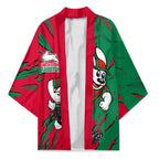 Personalized South Sydney Rabbitohs Kimono Dynamic Lightning Mascot Rugby Australia