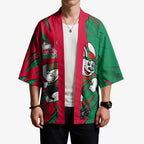 Personalized South Sydney Rabbitohs Kimono Dynamic Lightning Mascot Rugby Australia