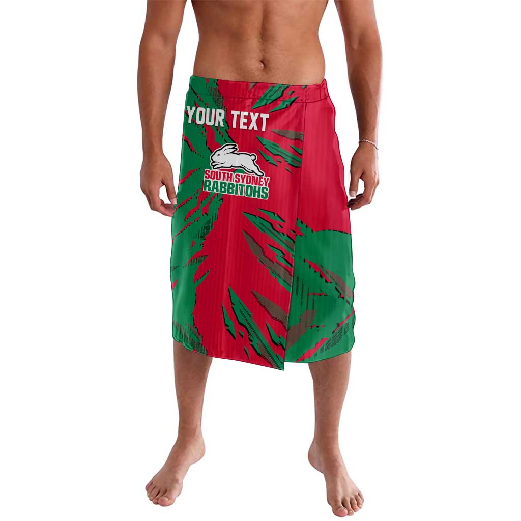 Personalized South Sydney Rabbitohs Lavalava Dynamic Lightning Mascot Rugby Australia