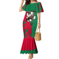 Personalized South Sydney Rabbitohs Mermaid Dress Dynamic Lightning Mascot Rugby Australia