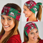 Personalized South Sydney Rabbitohs Neck Gaiter Dynamic Lightning Mascot Rugby Australia