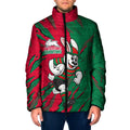 Personalized South Sydney Rabbitohs Padded Jacket Dynamic Lightning Mascot Rugby Australia