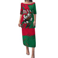 Personalized South Sydney Rabbitohs Puletasi Dynamic Lightning Mascot Rugby Australia