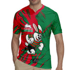 Personalized South Sydney Rabbitohs Rugby Jersey Dynamic Lightning Mascot Rugby Australia