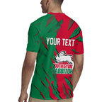 Personalized South Sydney Rabbitohs Rugby Jersey Dynamic Lightning Mascot Rugby Australia