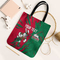 Personalized South Sydney Rabbitohs Tote Bag Dynamic Lightning Mascot Rugby Australia