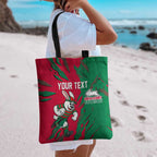 Personalized South Sydney Rabbitohs Tote Bag Dynamic Lightning Mascot Rugby Australia