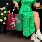 Personalized South Sydney Rabbitohs Tote Bag Dynamic Lightning Mascot Rugby Australia