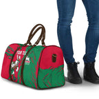 Personalized South Sydney Rabbitohs Travel Bag Dynamic Lightning Mascot Rugby Australia