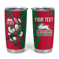 Personalized South Sydney Rabbitohs Tumbler Cup Dynamic Lightning Mascot Rugby Australia