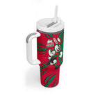 Personalized South Sydney Rabbitohs Tumbler With Handle Dynamic Lightning Mascot Rugby Australia