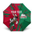 Personalized South Sydney Rabbitohs Umbrella Dynamic Lightning Mascot Rugby Australia