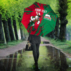 Personalized South Sydney Rabbitohs Umbrella Dynamic Lightning Mascot Rugby Australia