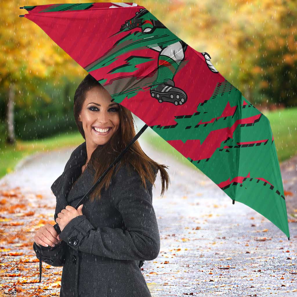 Personalized South Sydney Rabbitohs Umbrella Dynamic Lightning Mascot Rugby Australia