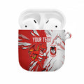 Personalized St. George Illawarra Dragons AirPods Case Dynamic Lightning Mascot Rugby Australia