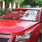 Personalized St. George Illawarra Dragons Auto Sun Shade Dynamic Lightning Mascot Rugby Australia