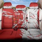 Personalized St. George Illawarra Dragons Back Car Seat Cover Dynamic Lightning Mascot Rugby Australia