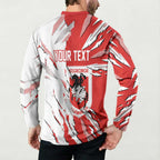 Personalized St. George Illawarra Dragons Button Sweatshirt Dynamic Lightning Mascot Rugby Australia
