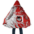 Personalized St. George Illawarra Dragons Cloak Dynamic Lightning Mascot Rugby Australia