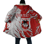 Personalized St. George Illawarra Dragons Cloak Dynamic Lightning Mascot Rugby Australia