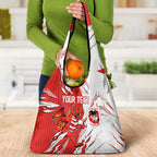 Personalized St. George Illawarra Dragons Grocery Bag Dynamic Lightning Mascot Rugby Australia