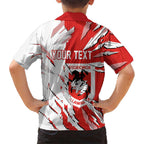 Personalized St. George Illawarra Dragons Hawaiian Shirt Dynamic Lightning Mascot Rugby Australia