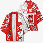 Personalized St. George Illawarra Dragons Kimono Dynamic Lightning Mascot Rugby Australia