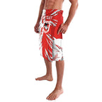Personalized St. George Illawarra Dragons Lavalava Dynamic Lightning Mascot Rugby Australia