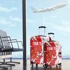 Personalized St. George Illawarra Dragons Luggage Cover Dynamic Lightning Mascot Rugby Australia