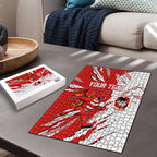 Personalized St. George Illawarra Dragons Puzzle Dynamic Lightning Mascot Rugby Australia