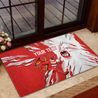 Personalized St. George Illawarra Dragons Rubber Doormat Dynamic Lightning Mascot Rugby Australia