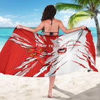 Personalized St. George Illawarra Dragons Sarong Dynamic Lightning Mascot Rugby Australia