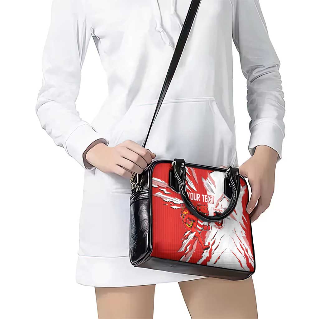 Personalized St. George Illawarra Dragons Shoulder Handbag Dynamic Lightning Mascot Rugby Australia